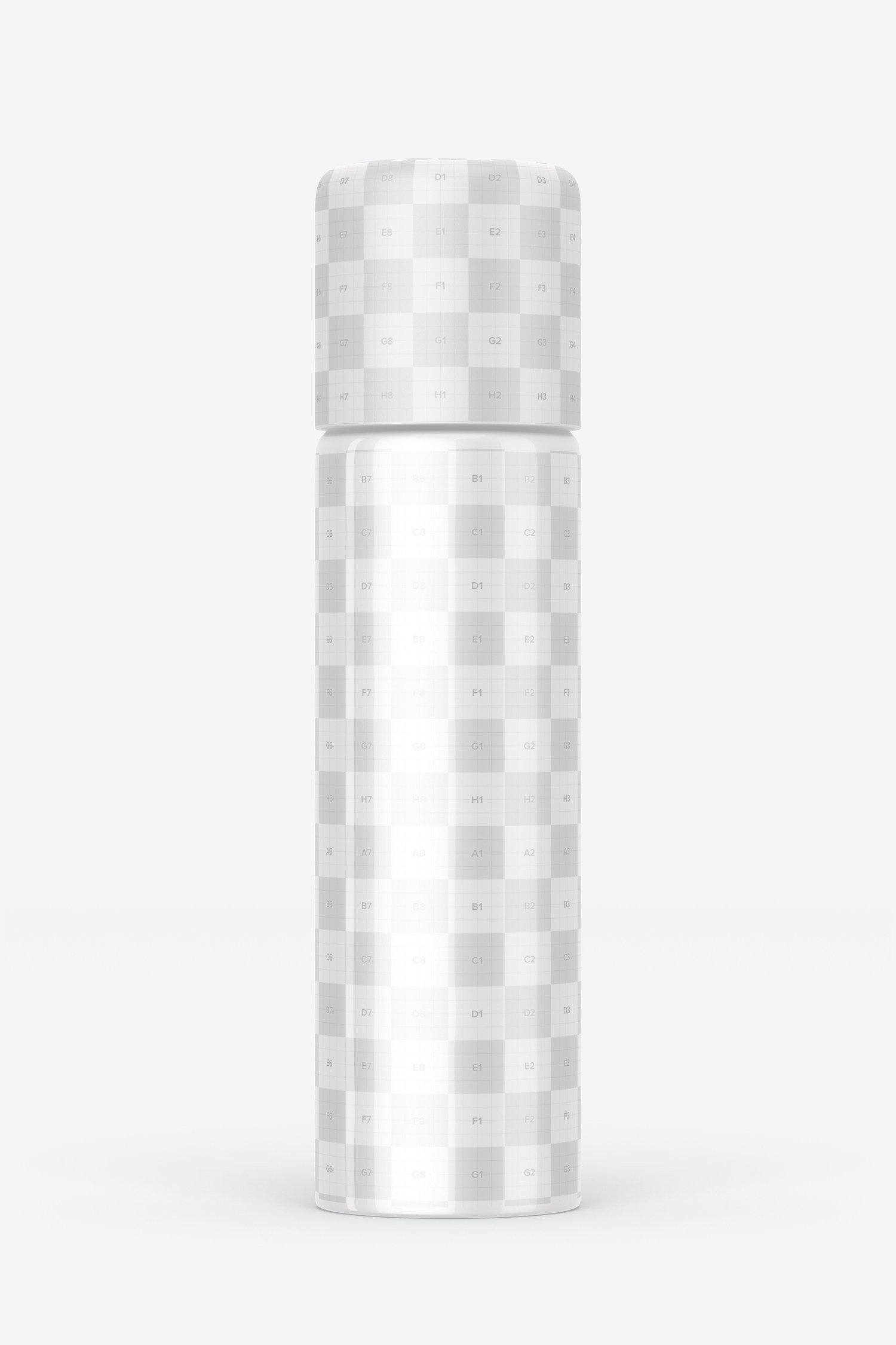 4 Oz Powder Spray Mockup, Front View 4 Oz Powder Spray Mockup, Front View