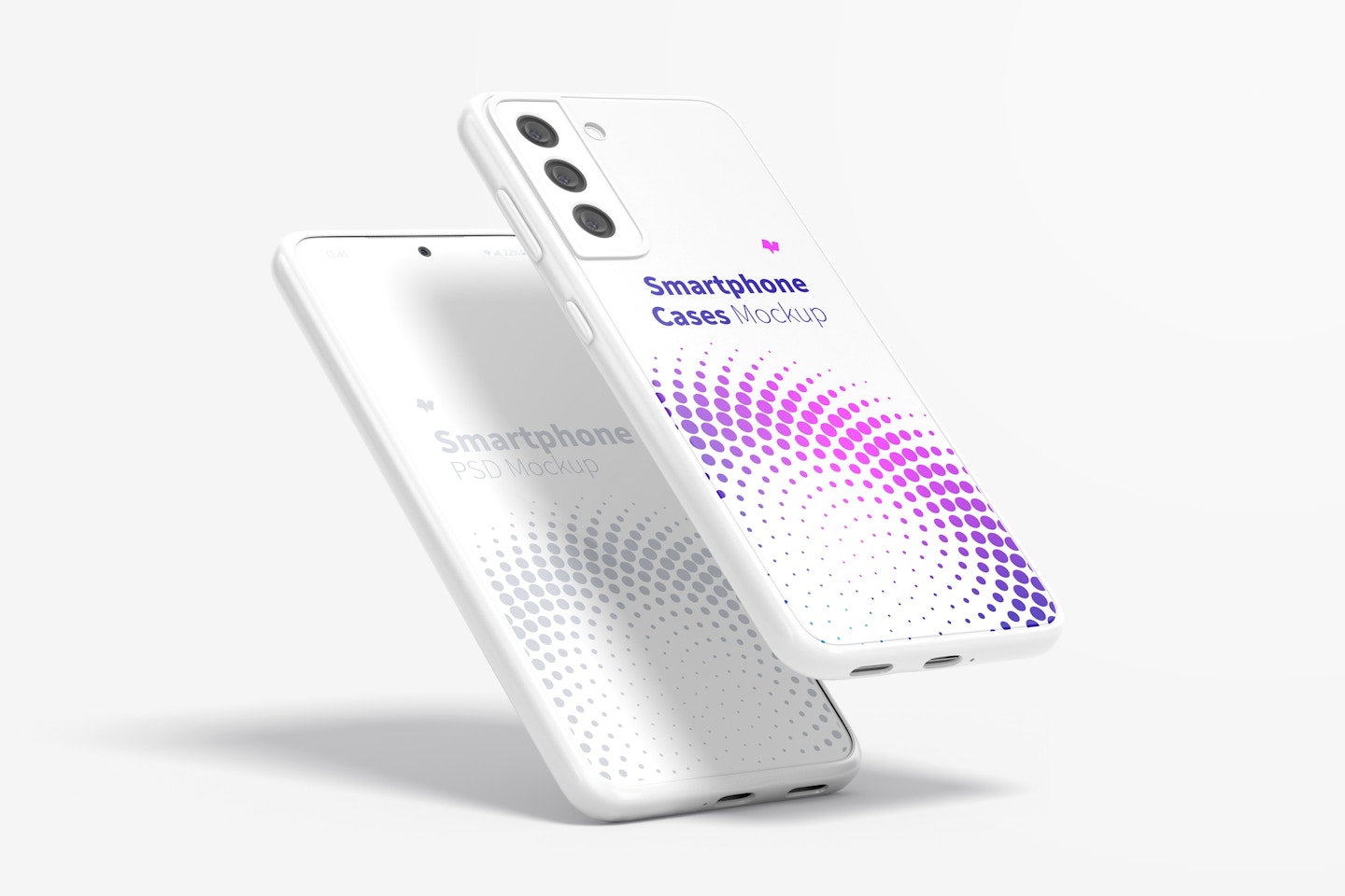 Maqueta de Fundas para Samsung S21, Inclinadas