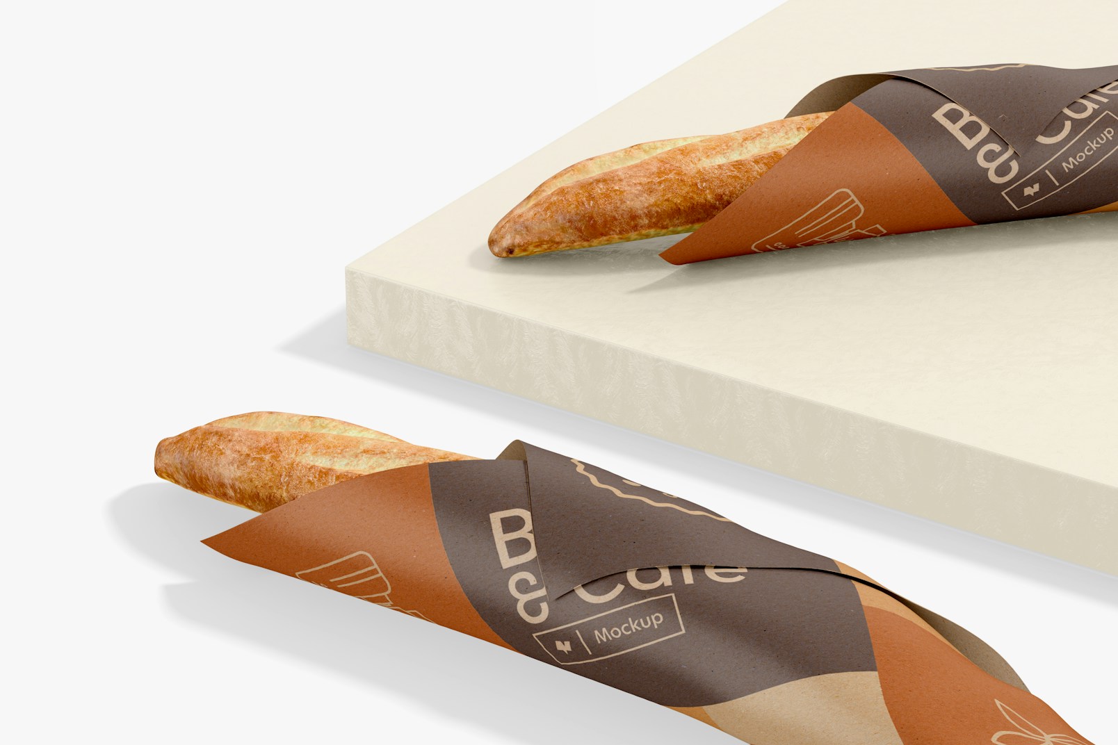 Bread Wrapping Papers Mockup