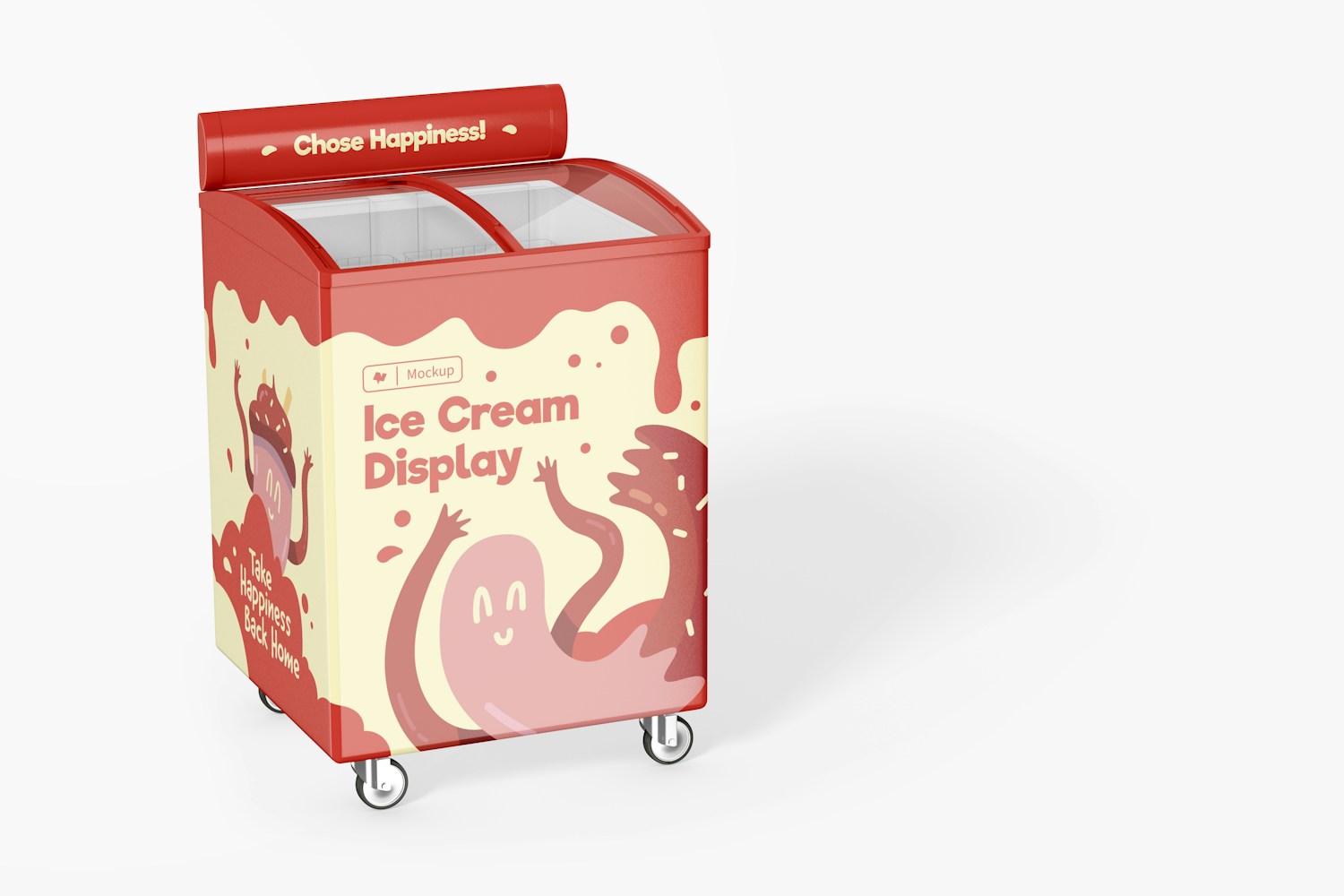 Ice Cream Display Mockup