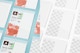 Sheet Packs with Label Mockup, Mosaic