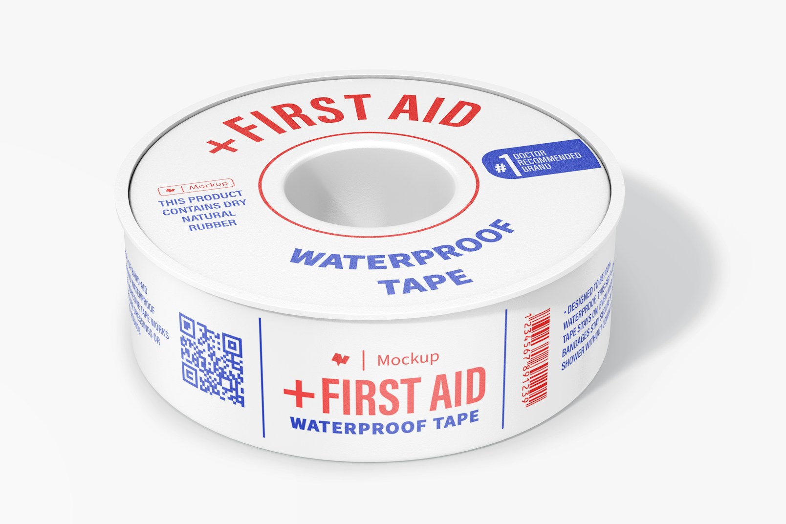 First Aid Waterproof Tape Mockup