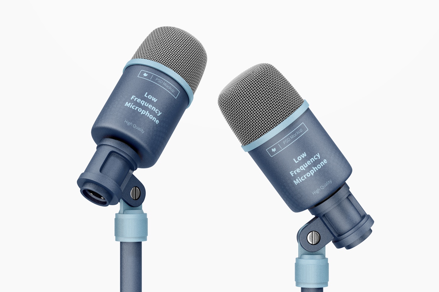 Low Frequency Microphones with Stand Mockup