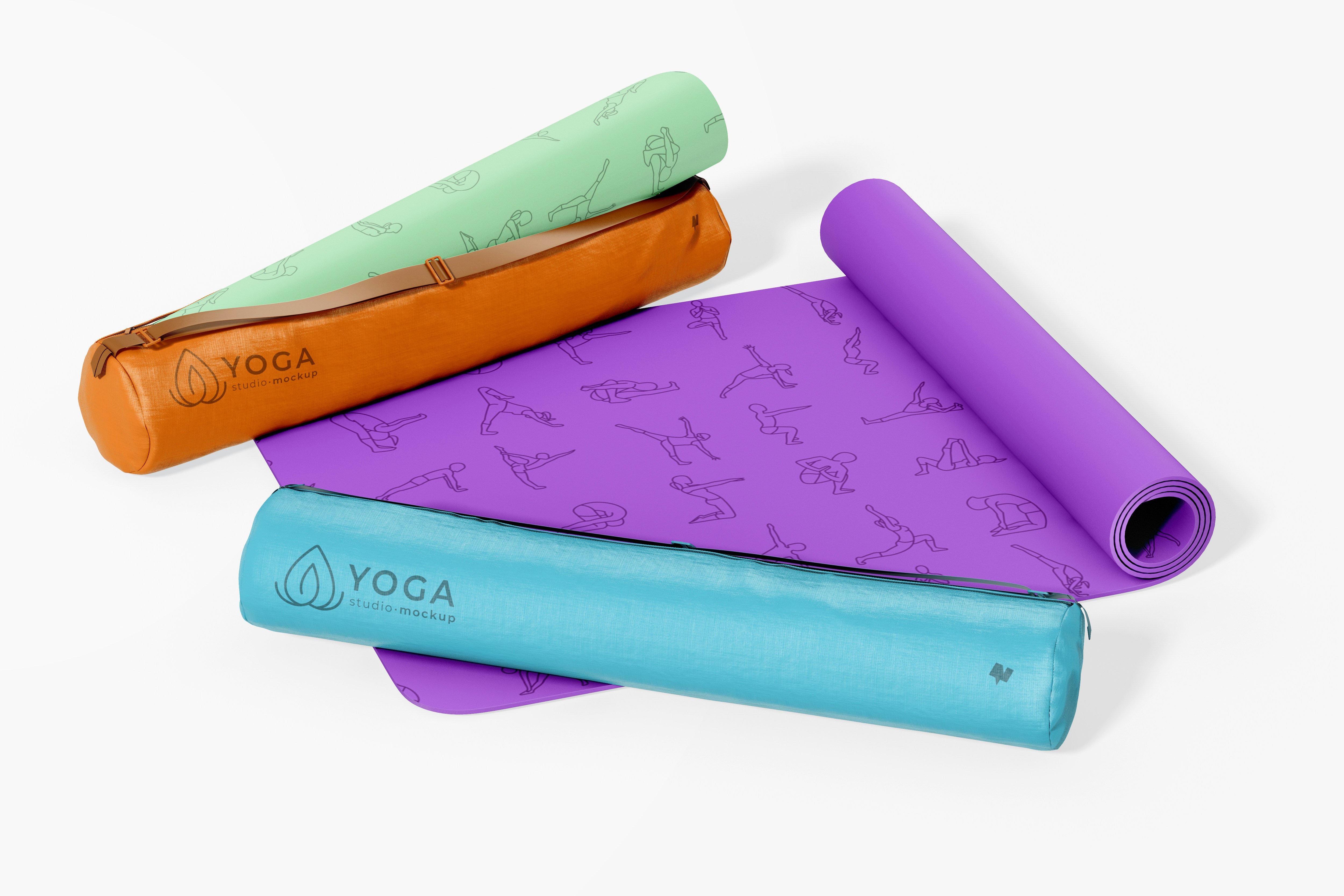 Yoga Mat Cover PSD Mockup – Original Mockups