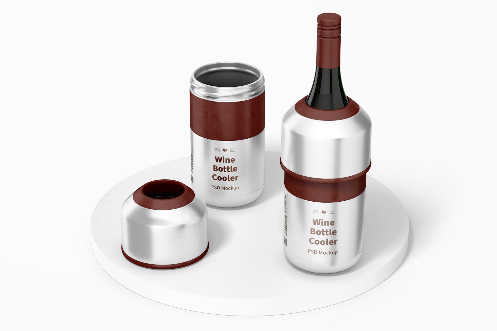 Maqueta de Enfriadores de Botella de Vino