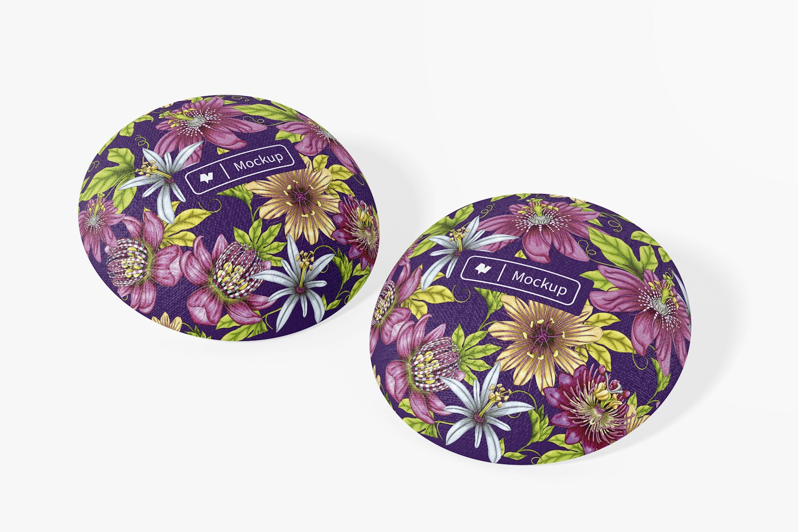 Fabric Buttons Mockup