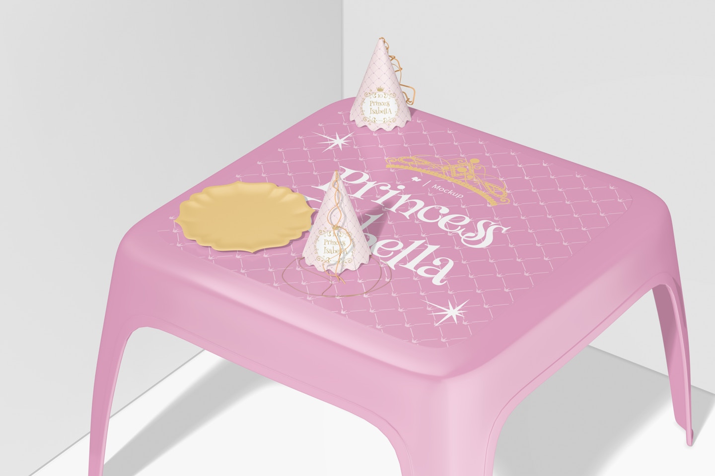 Kids Party Table Mockup