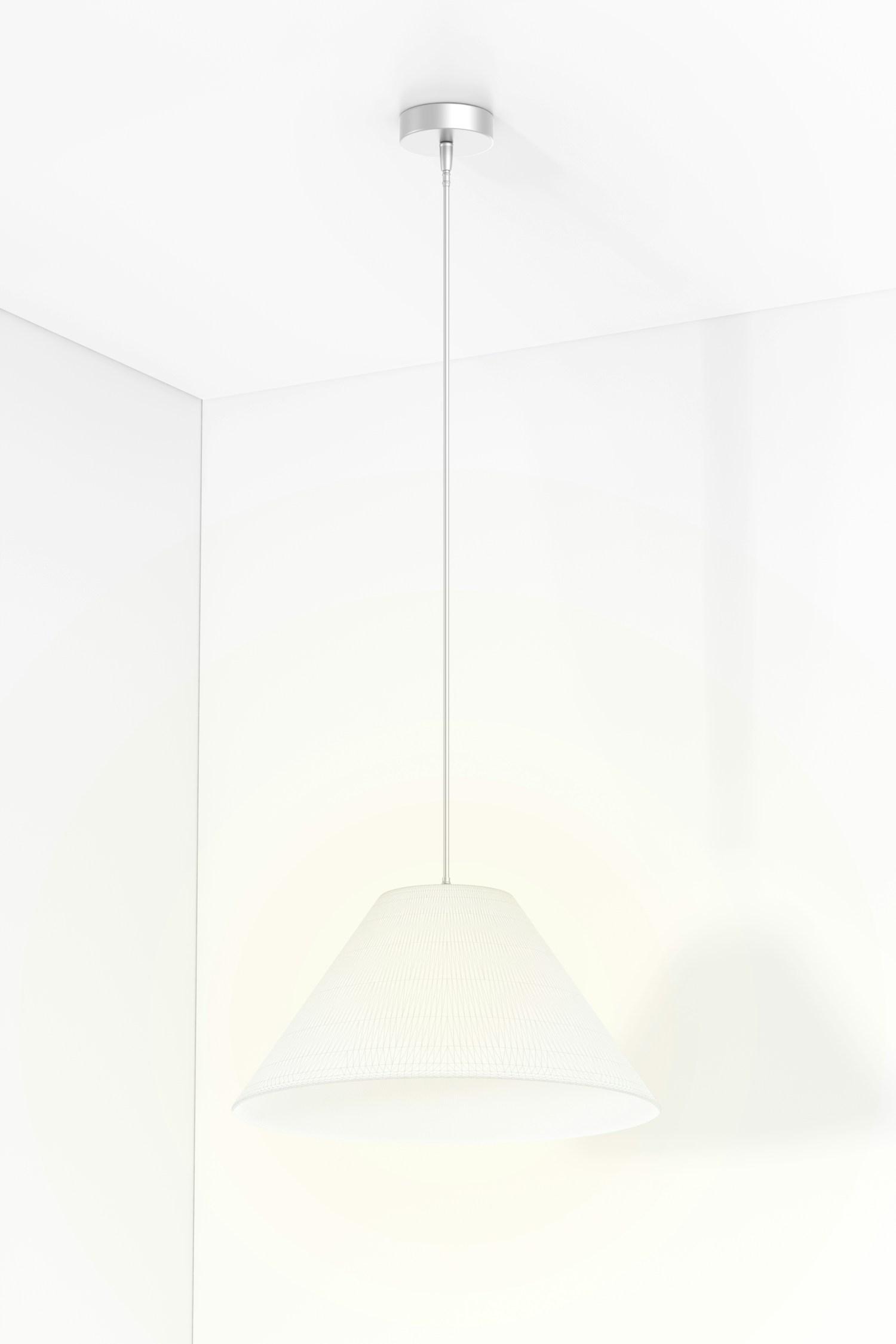 Cone Ceiling Lamp Mockup