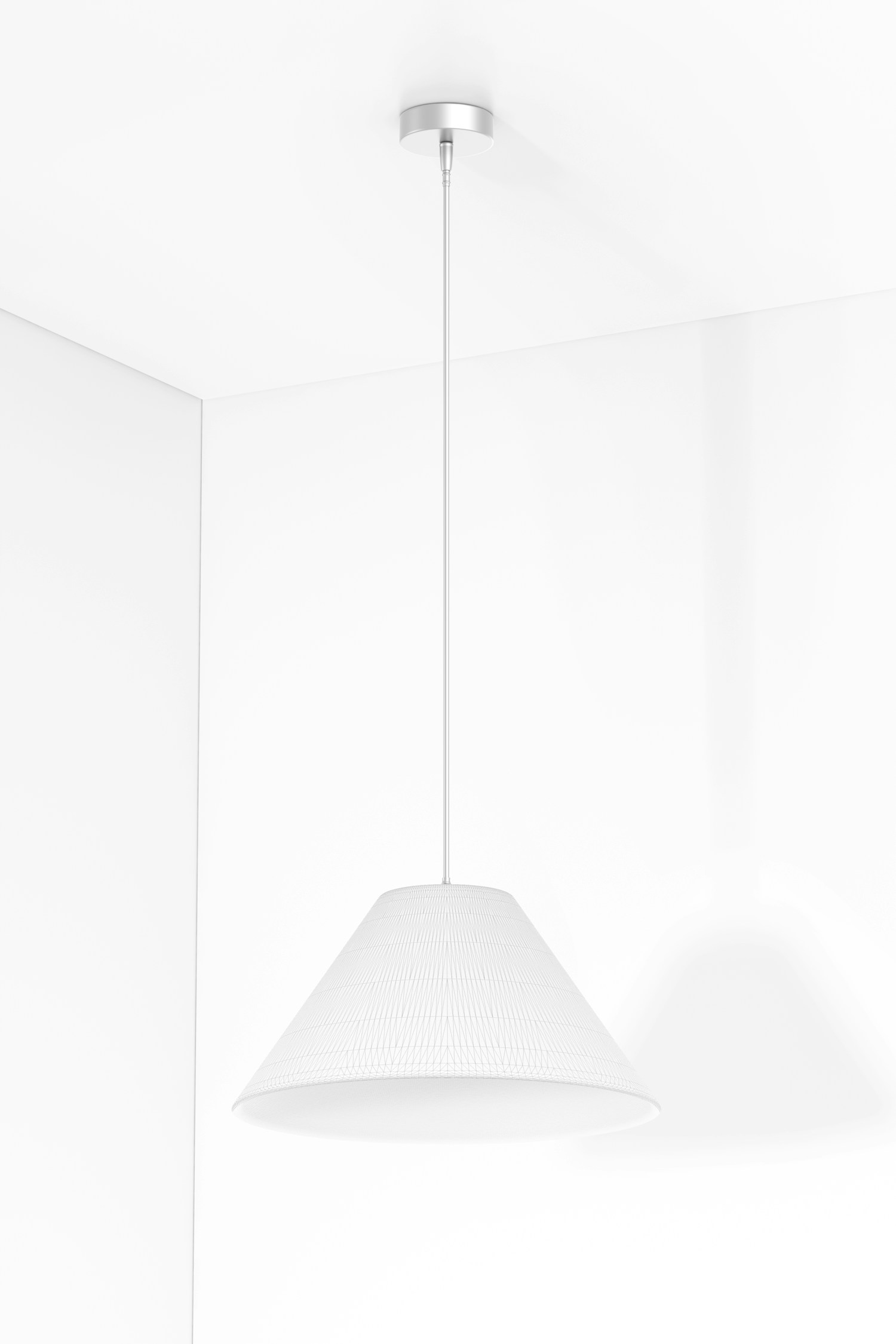 Cone Ceiling Lamp Mockup