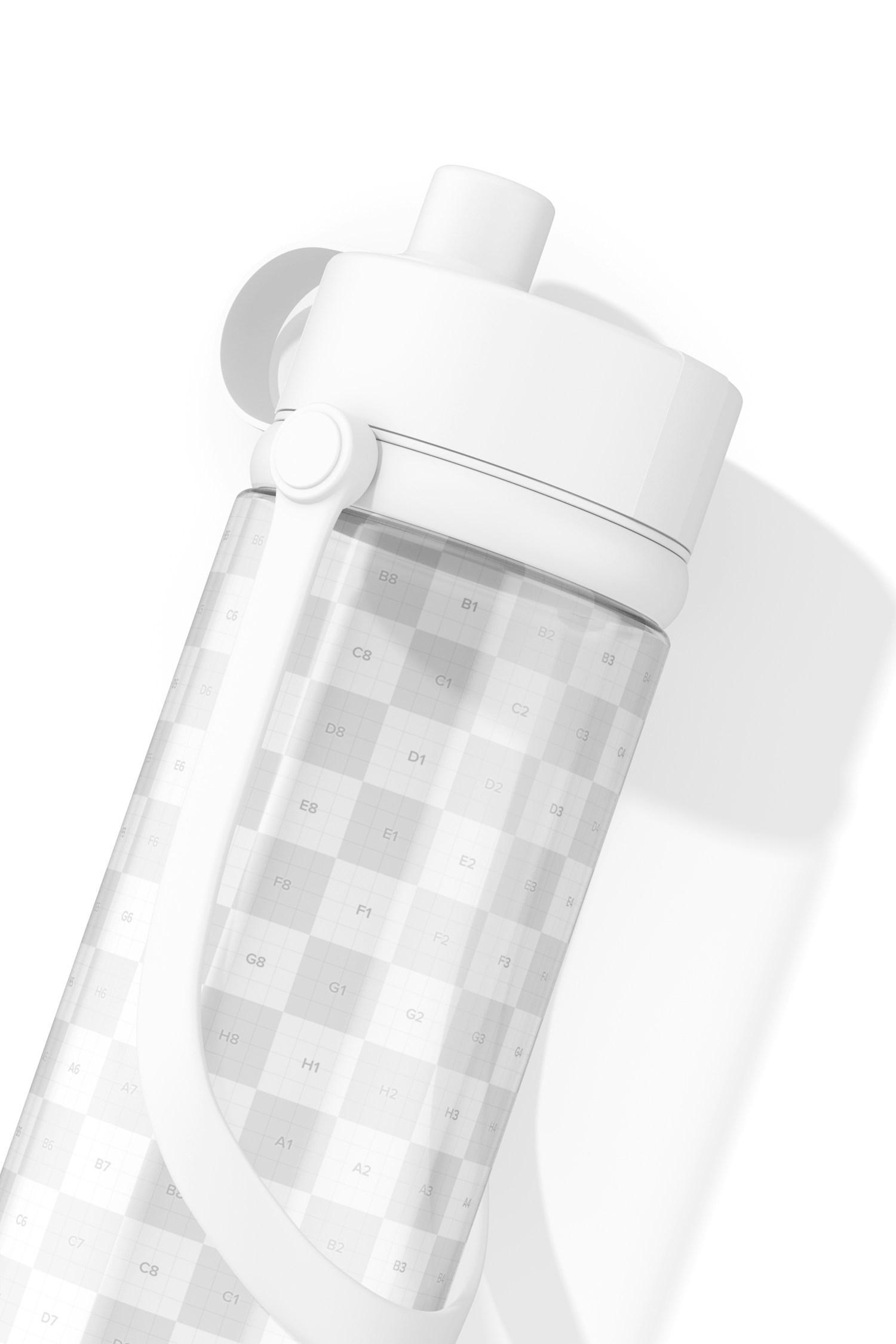 1.5 l Water Bottle Mockup, Close Up