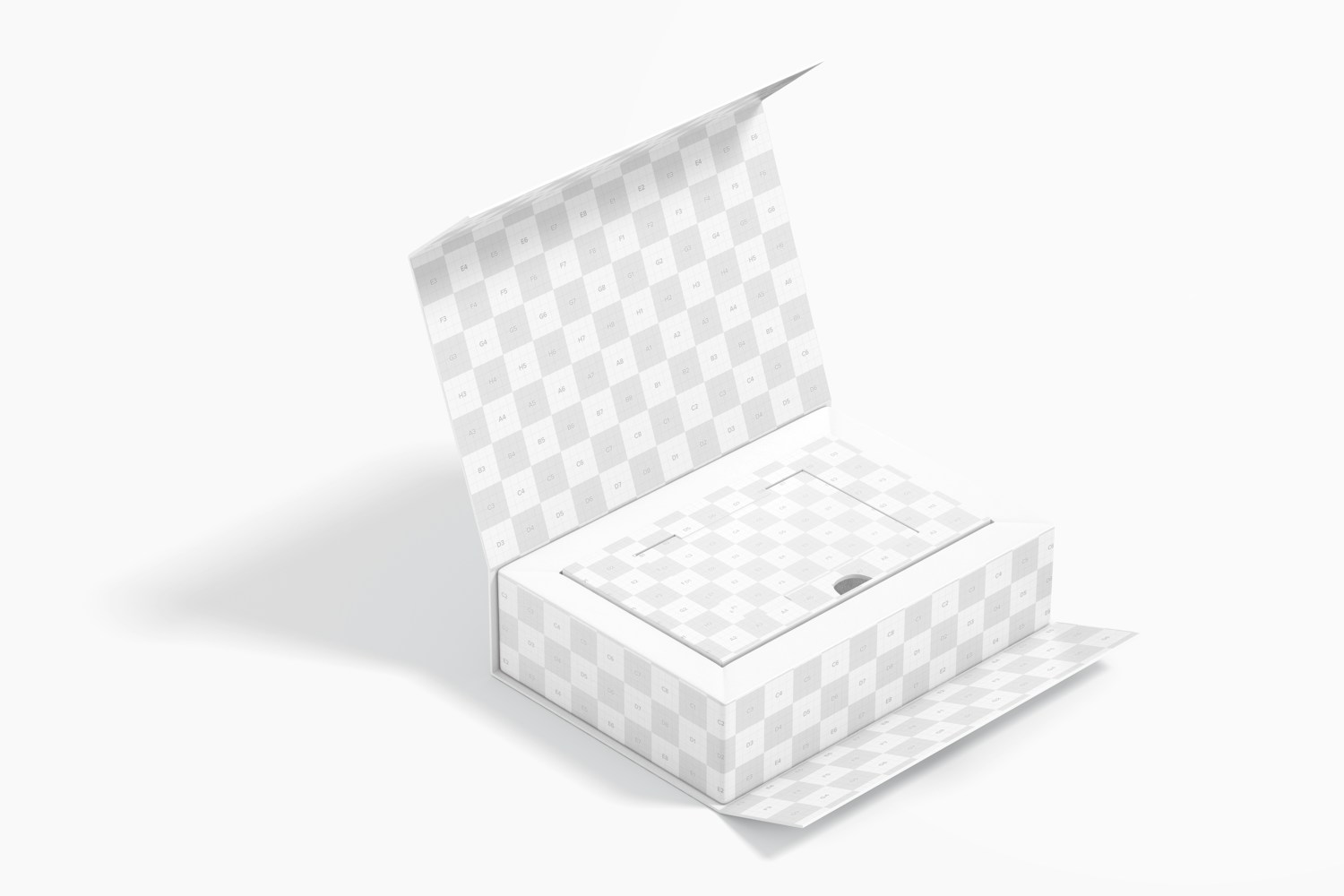 Gift Card Magnetic Box Mockup, Opened