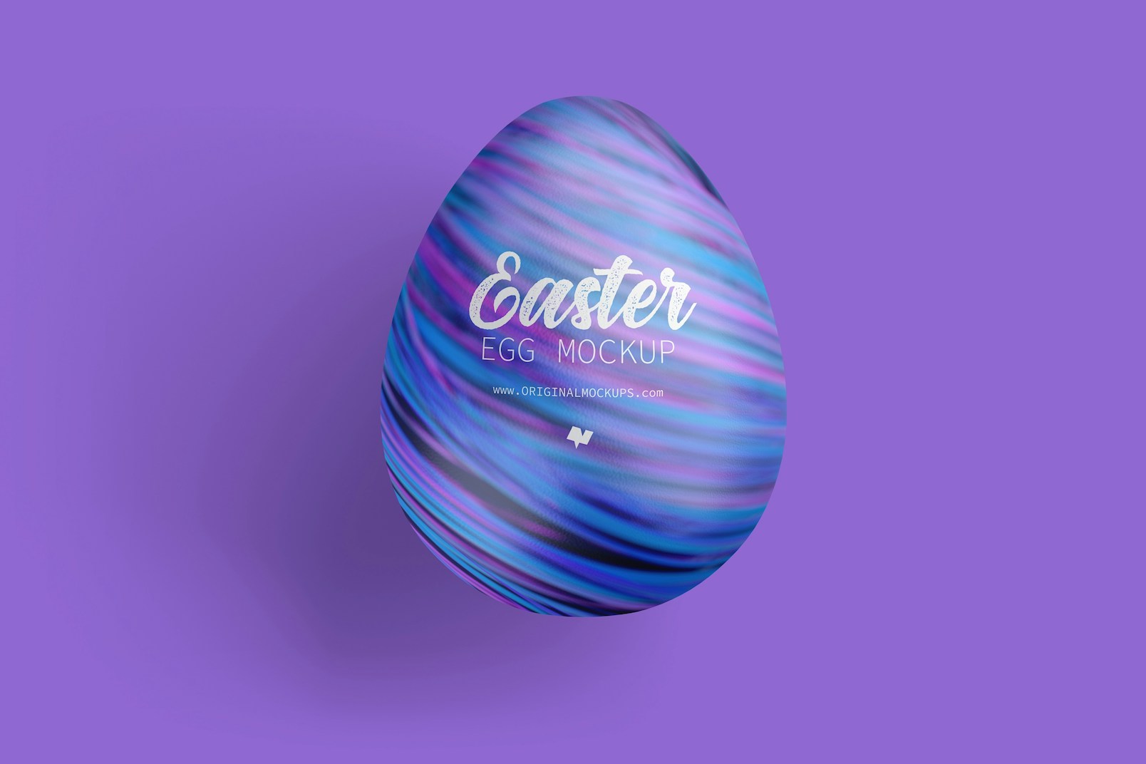 Easter Egg Mockup, Top View