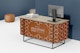 Clothes Shop Counter Mockup, Side View