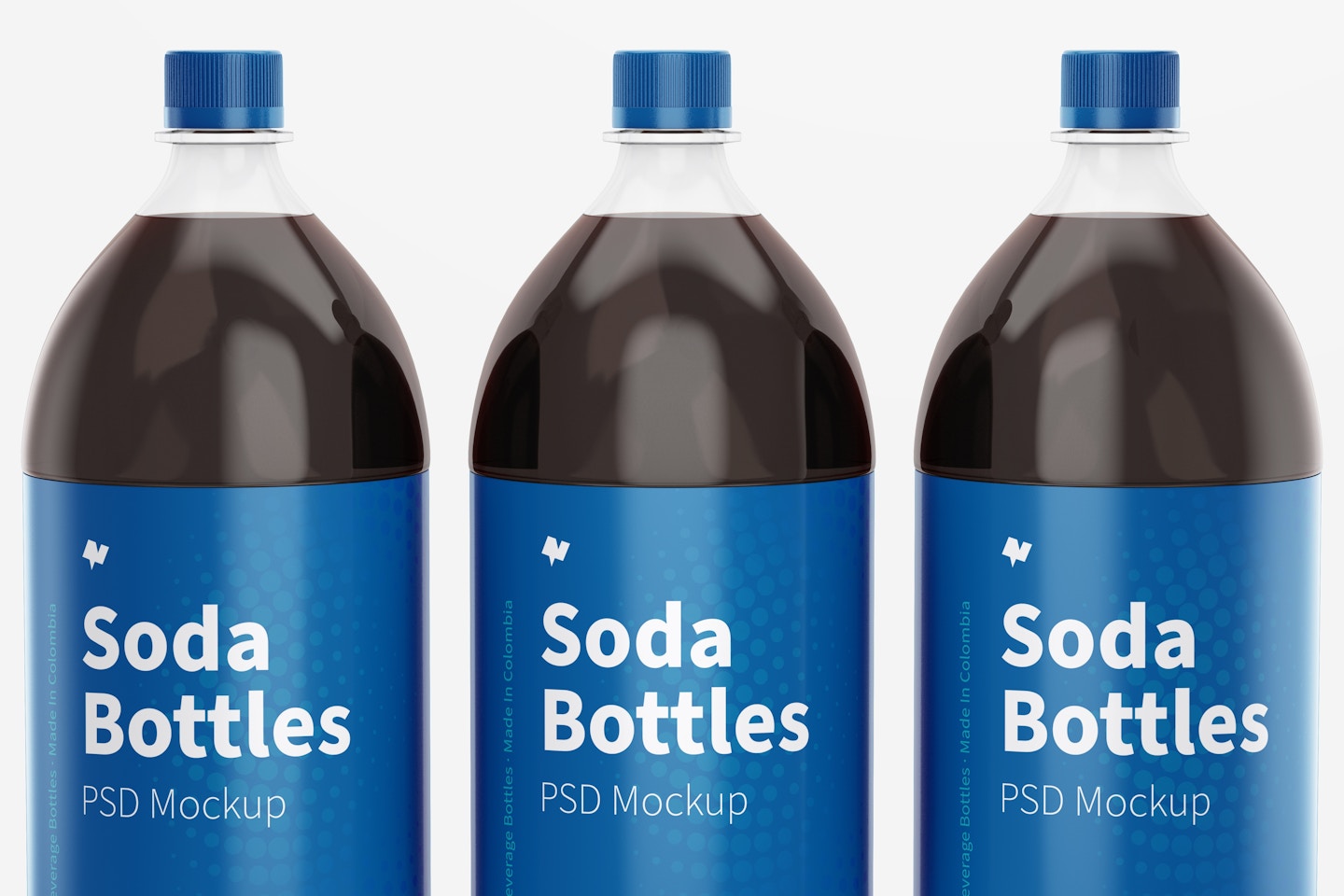 1.5L Pepsi Bottles Mockup