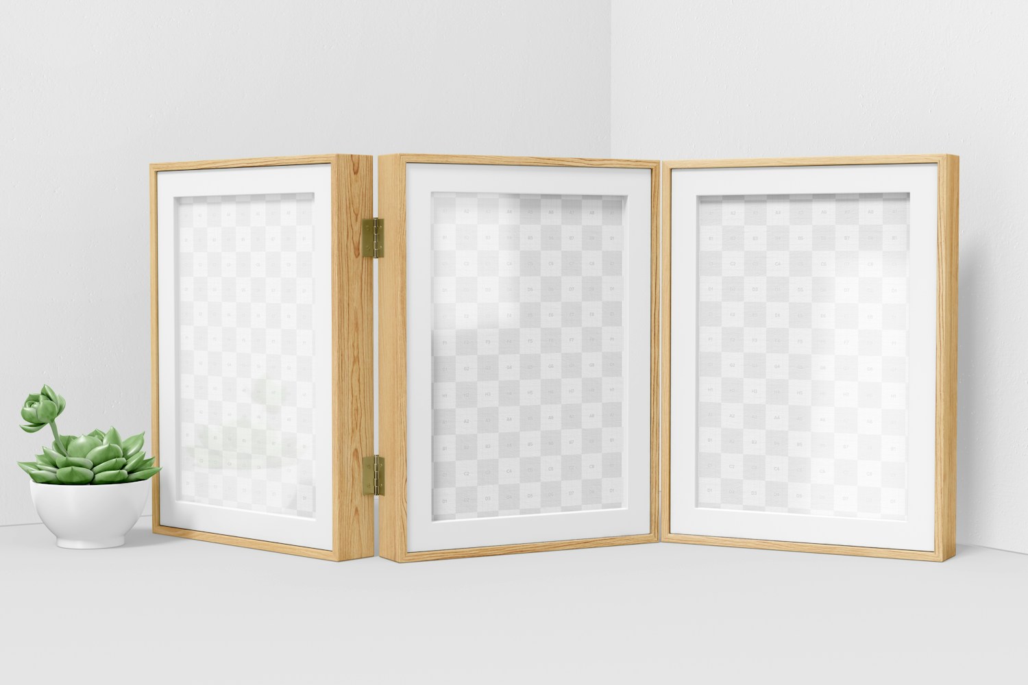 Plegable Photo Frame Mockup Plegable Photo Frame Mockup