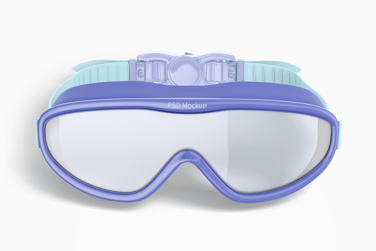 Swimming Goggles Mockup, Front View