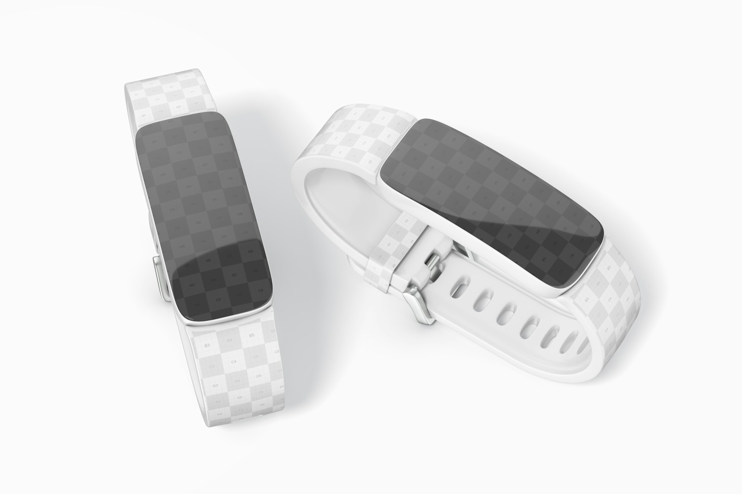 Smartwatches Mockup, Top View