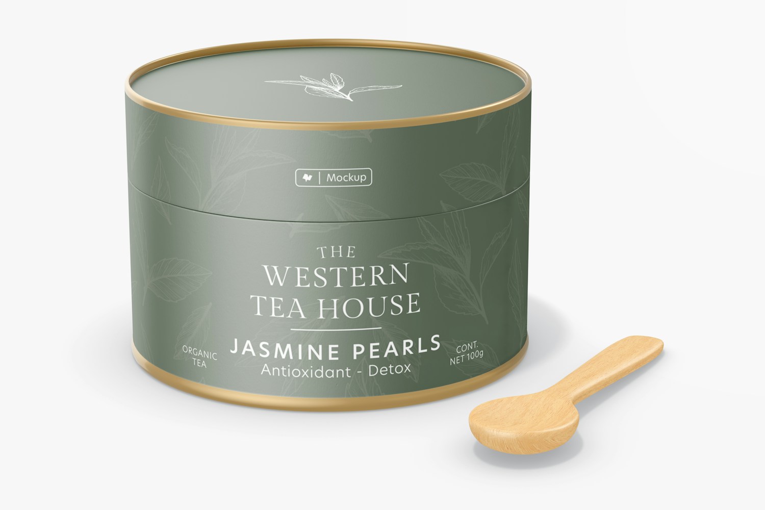 Organic Tea Box Mockup Organic Tea Box Mockup