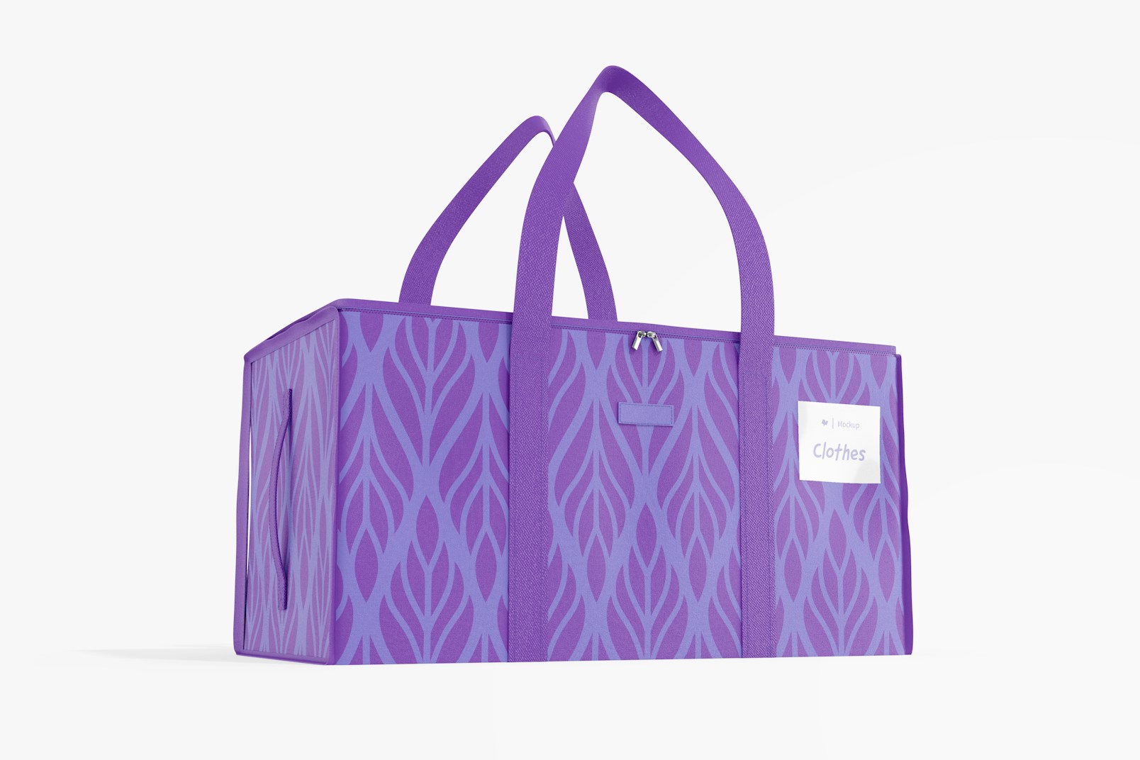 Extra Large Storage Bag Mockup, Front View