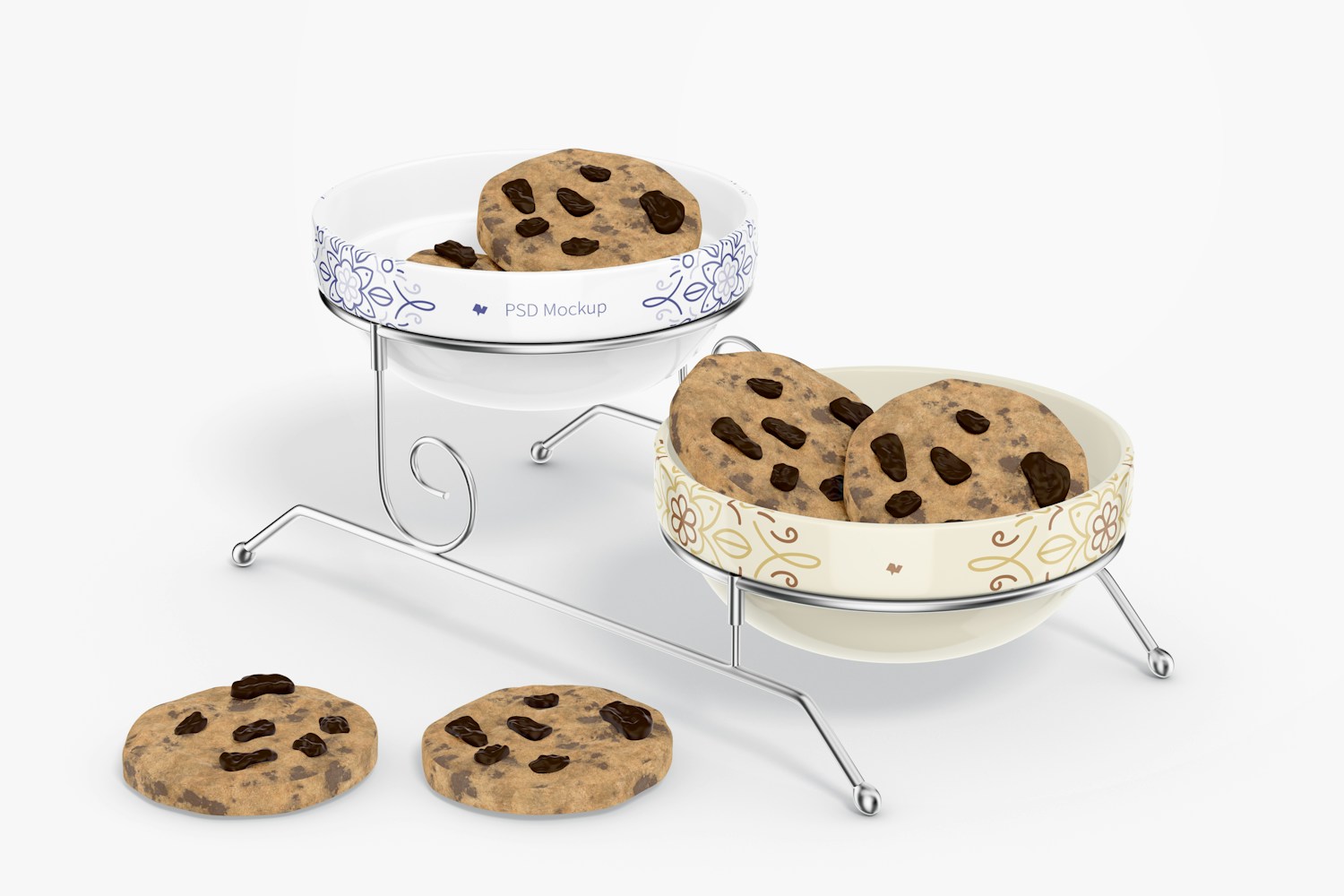 Cookie Stand Mockup, Perspective
