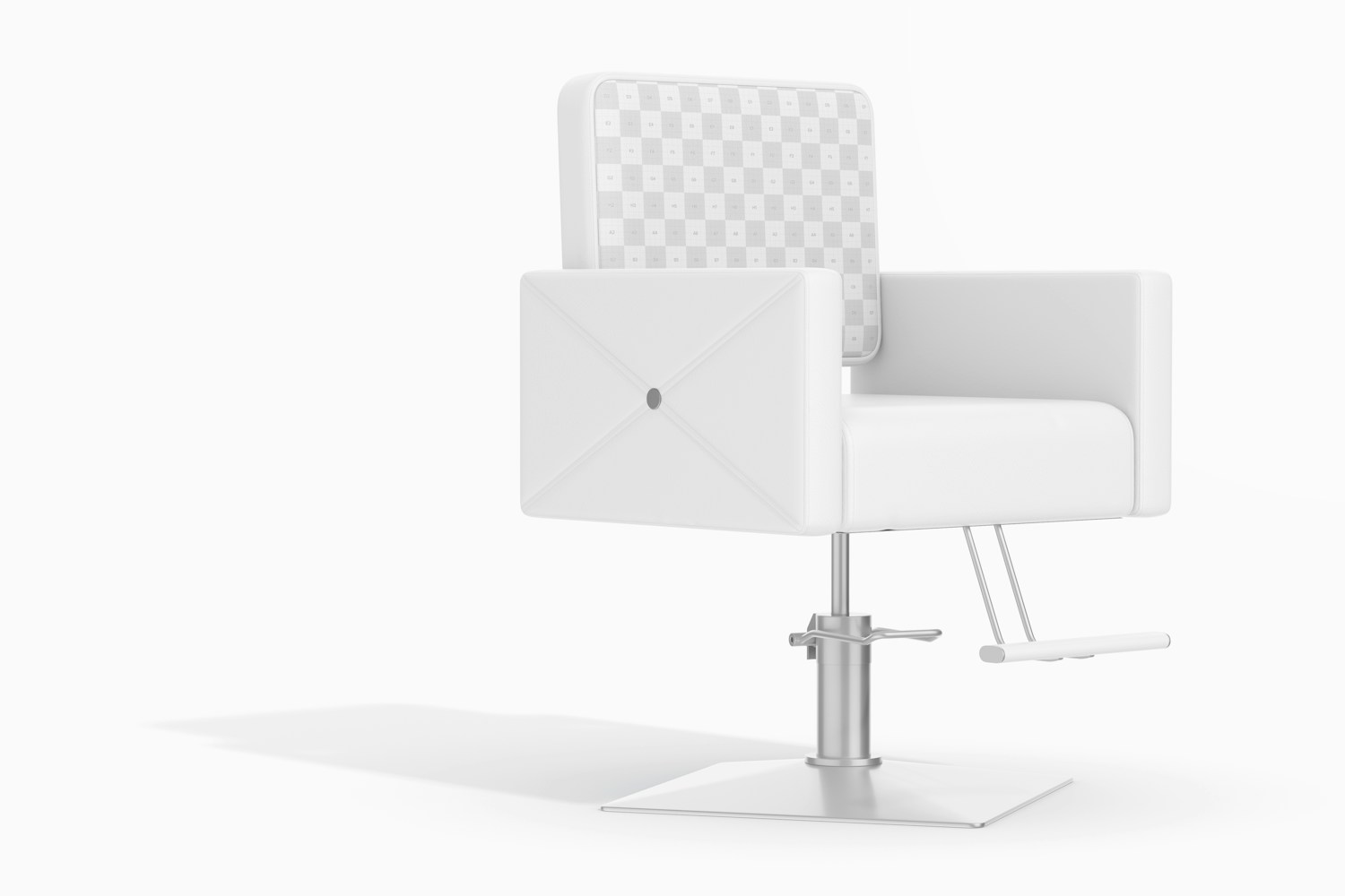Barber Chair Mockup, Right View