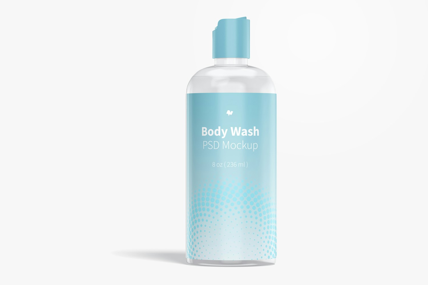 Plastic Body Wash Bottle Mockup Plastic Body Wash Bottle Mockup