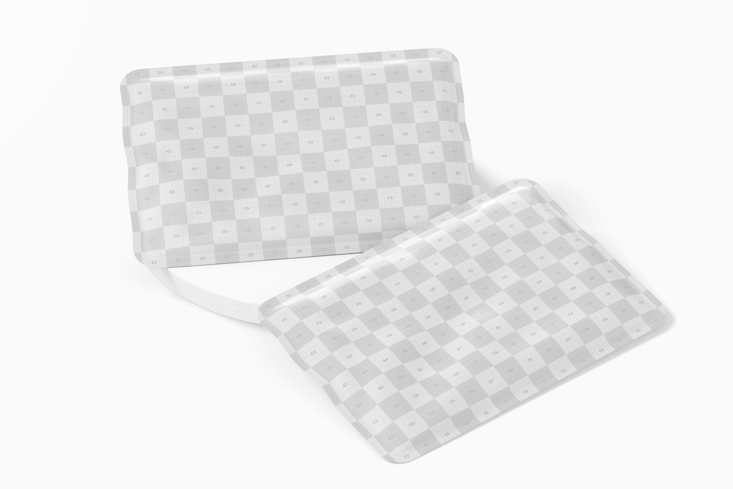 Maqueta de Bolsa Termica con Gel, Vista Superior Maqueta de Bolsa Termica con Gel, Vista Superior