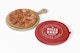 Round Pizza Packaging Mockup, Perspective