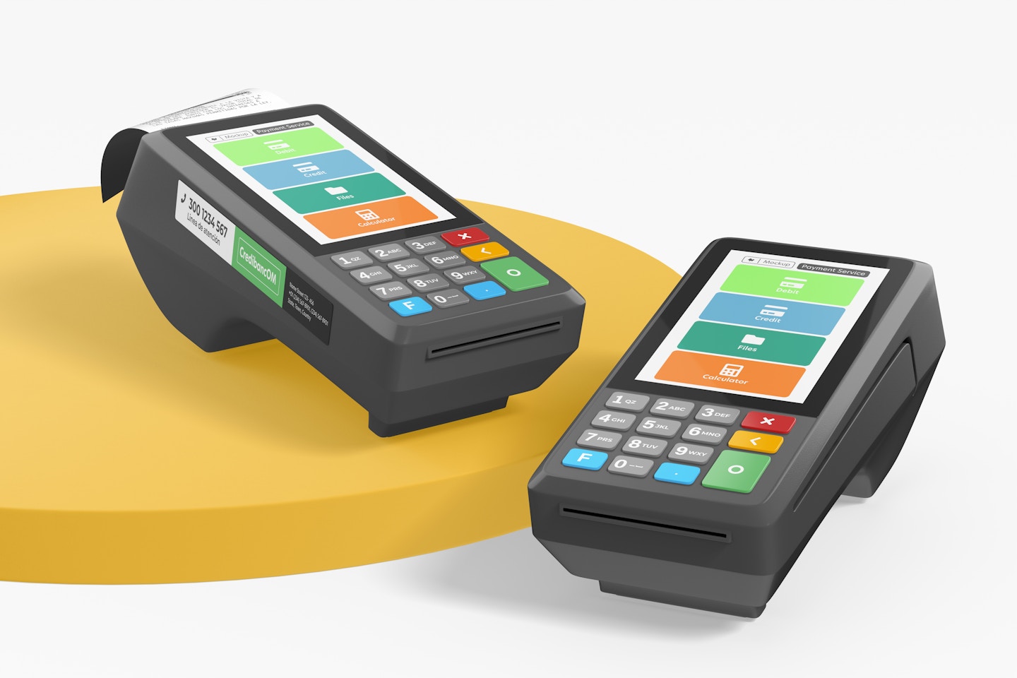 Payment Devices Mockup