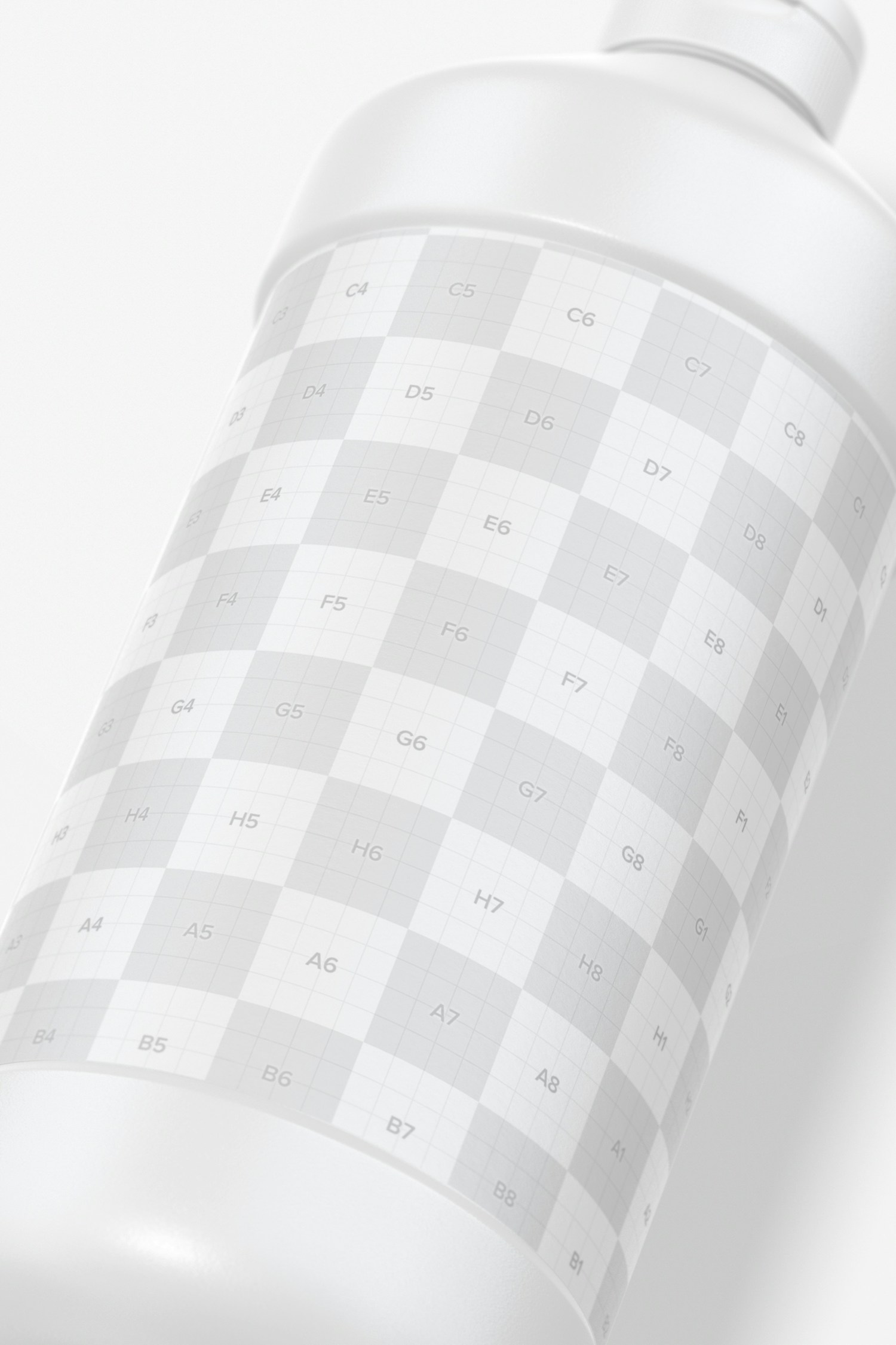 32 oz Paint Bottle Mockup, Close Up 32 oz Paint Bottle Mockup, Close Up