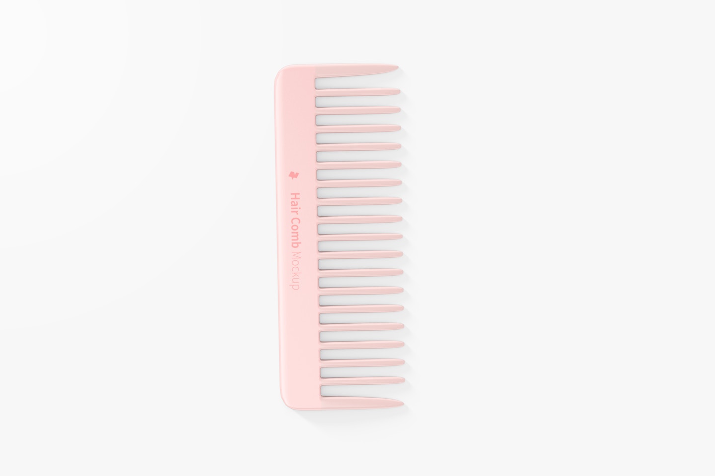 Hair Comb Mockup, Top View