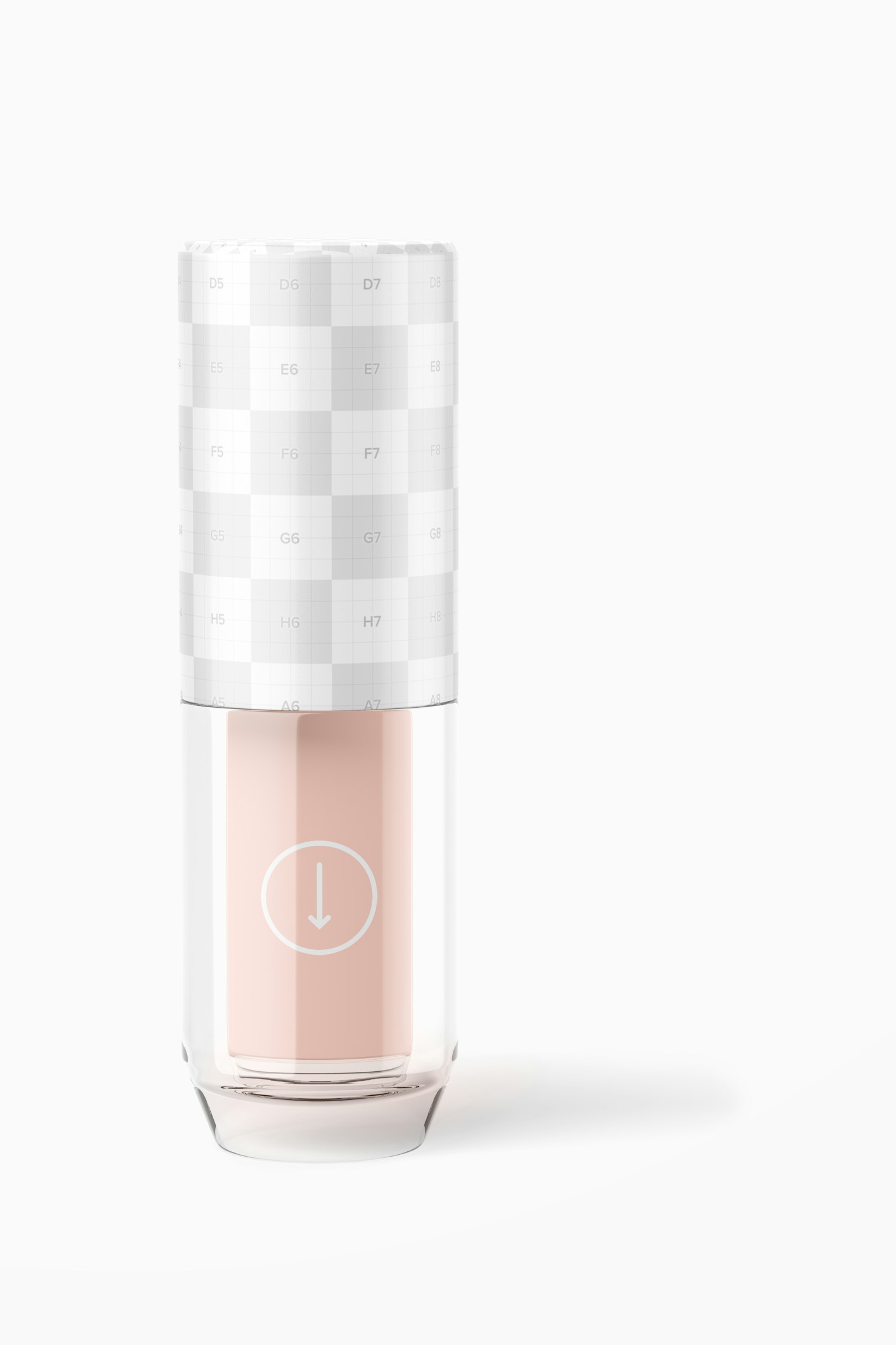 0.6 Oz Foundation Bottle Mockup, Front View 0.6 Oz Foundation Bottle Mockup, Front View