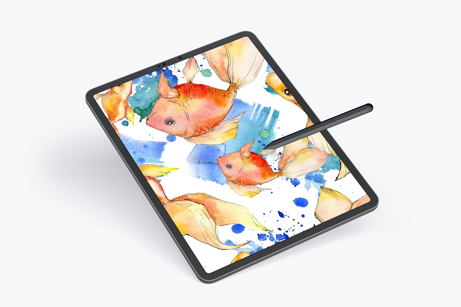 Maqueta de iPad Pro de 12.9" Multicolor
