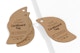 Leaf Shaped Cardboard Tags Set Mockup