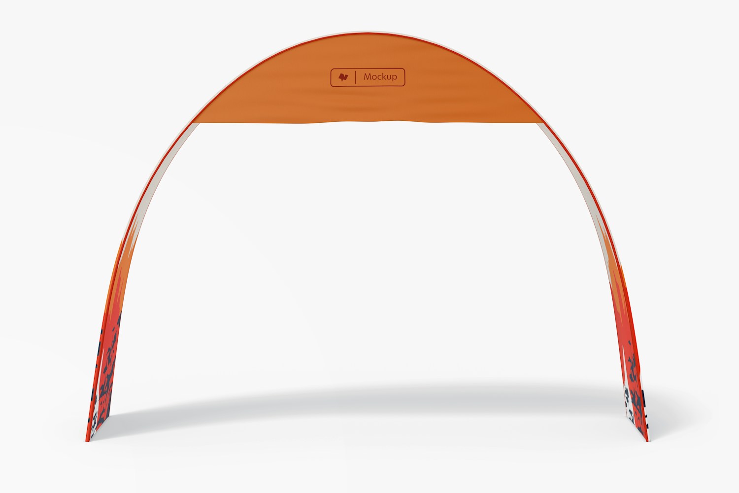 Advertising Event Arch Mockup, Front View