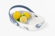 Fruit Bowl with Handle Mockup, with Lemons