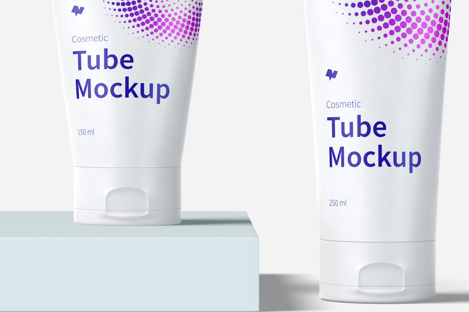 Cosmetic Tube Mockup, Two Sizes