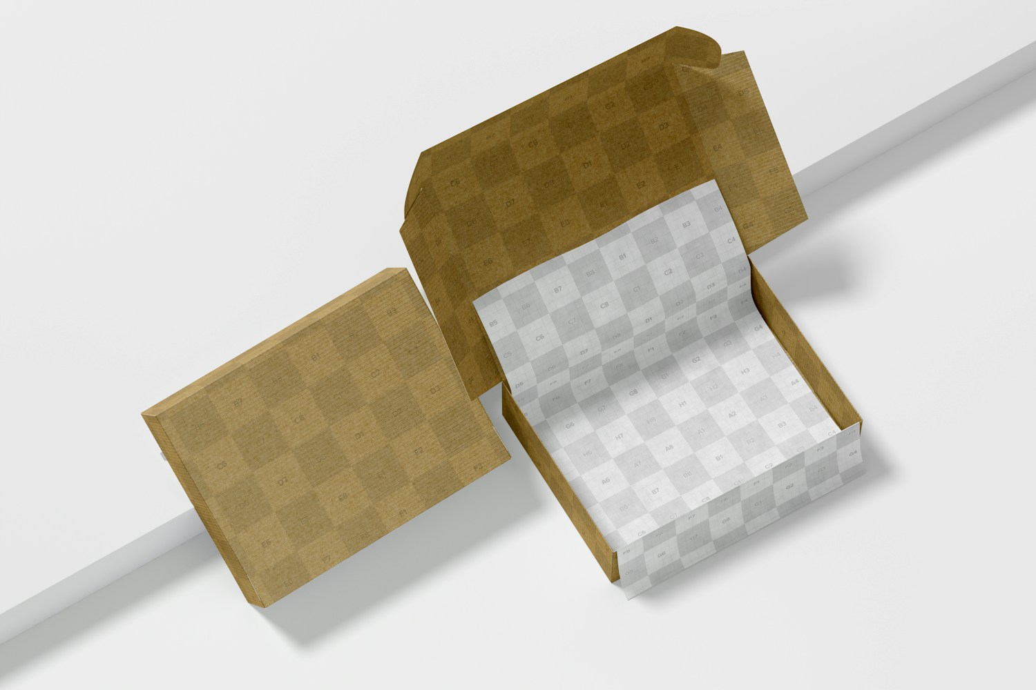 Full customizable area to showcase your packaging design.