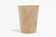 Maqueta de Vaso Eco con Tapa para Café, Vista Frontal