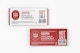 Pizza Discount Coupons Mockup, Top View