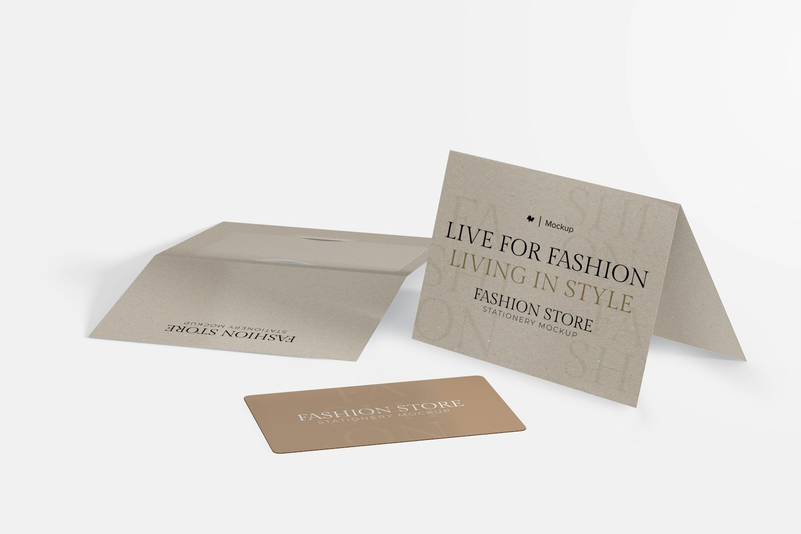 Fashion Store Gift Cards Mockup