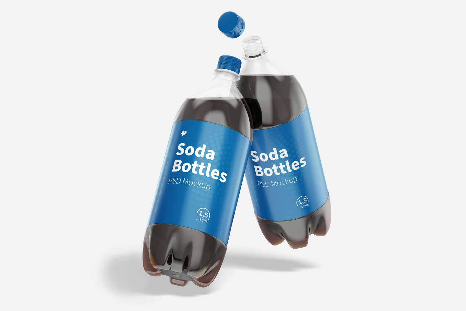 Maqueta de Botellas de 1.5L para Pepsi, Cayendo