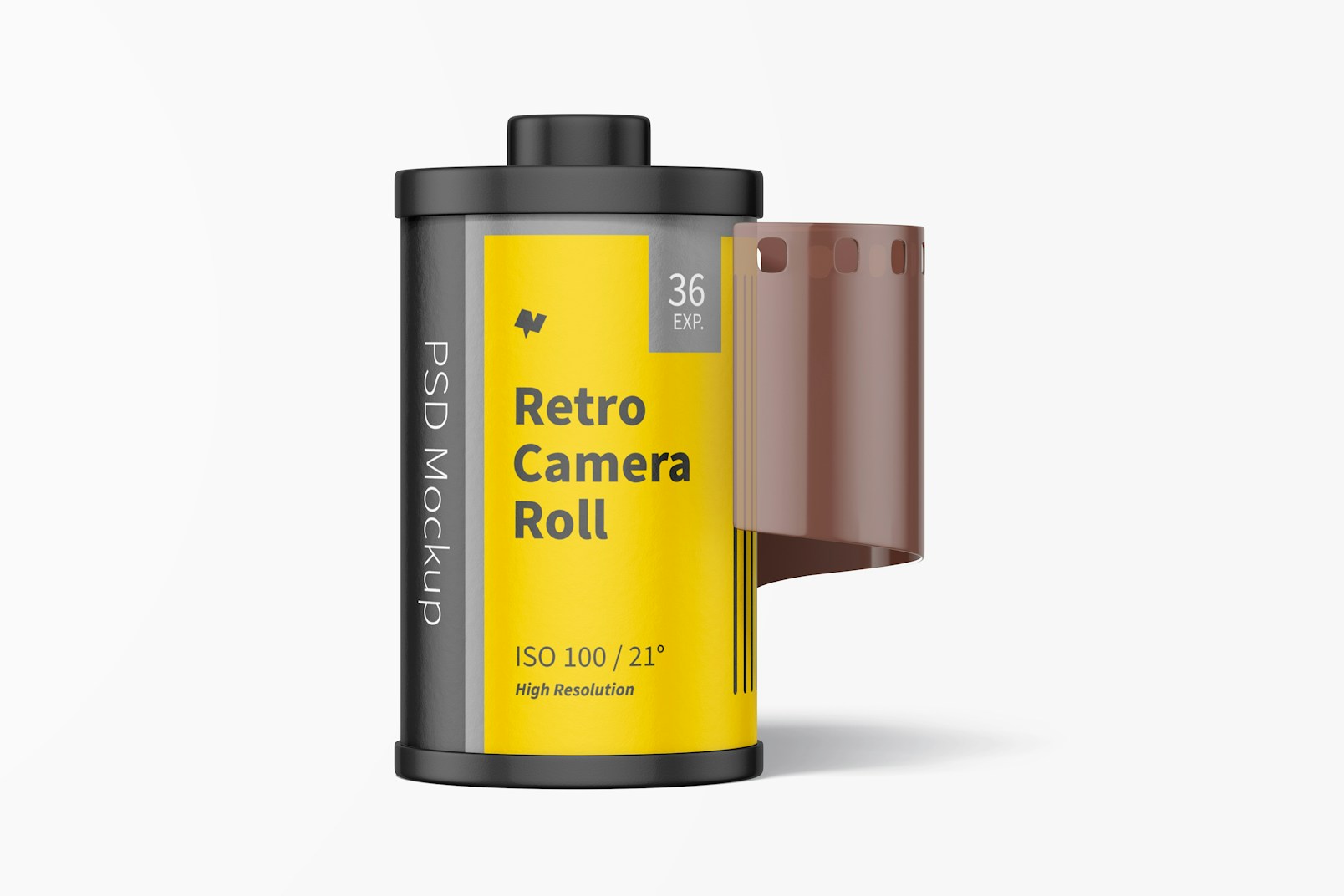 Retro Camera Roll Mockup