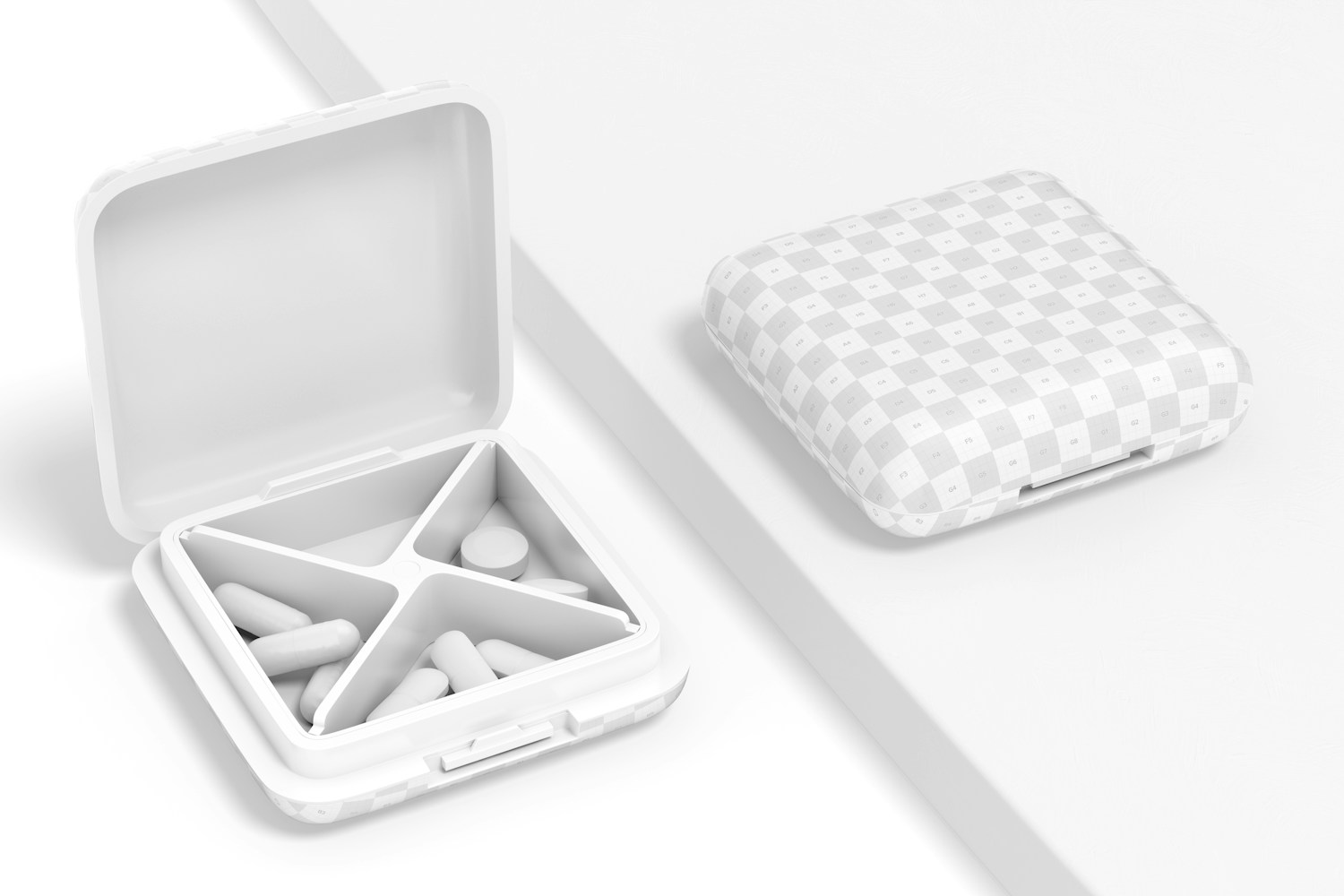 Luxury Pill Boxes Mockup