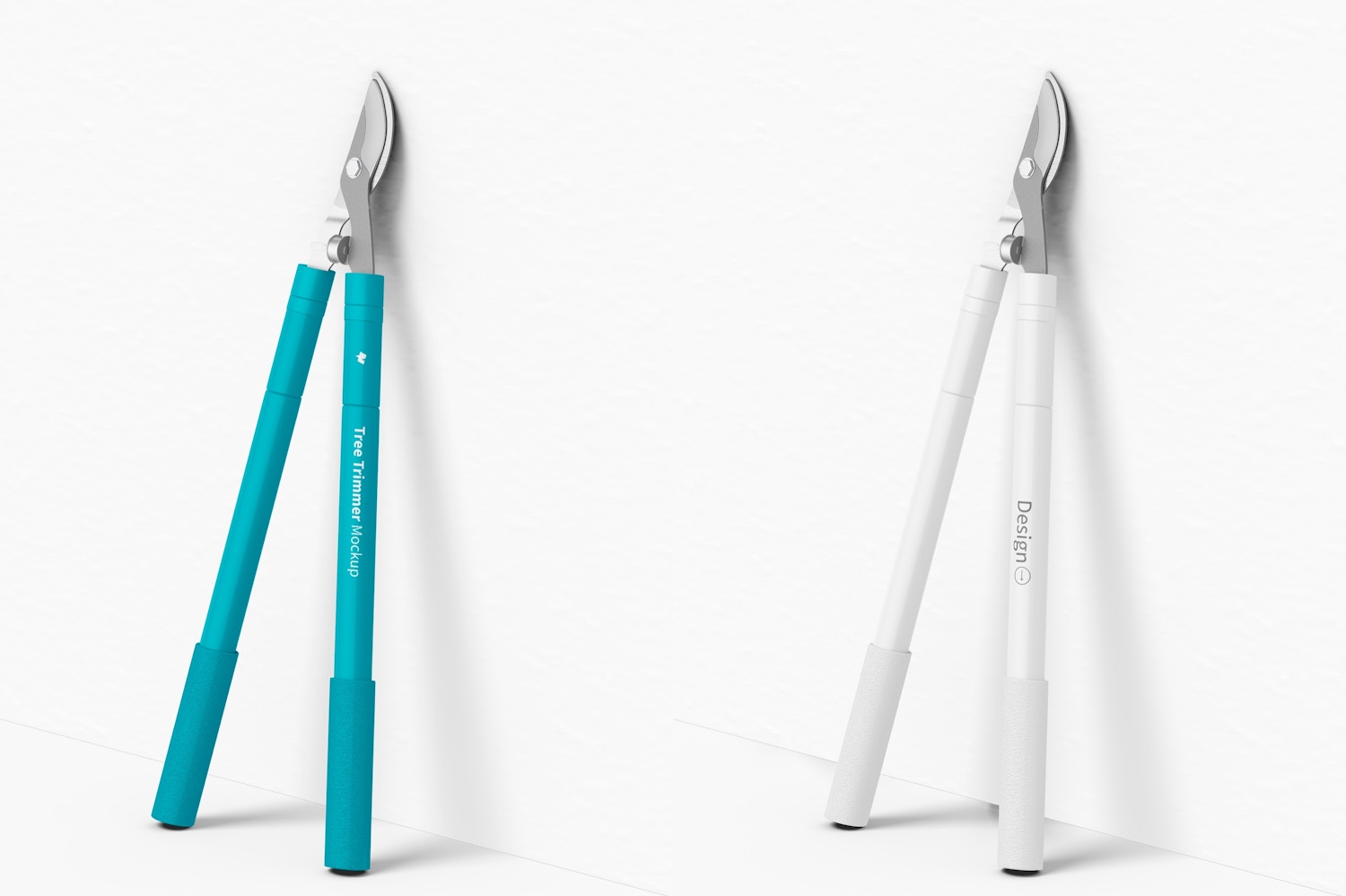 Tree Trimmer Mockup, Leaned Tree Trimmer Mockup, Leaned
