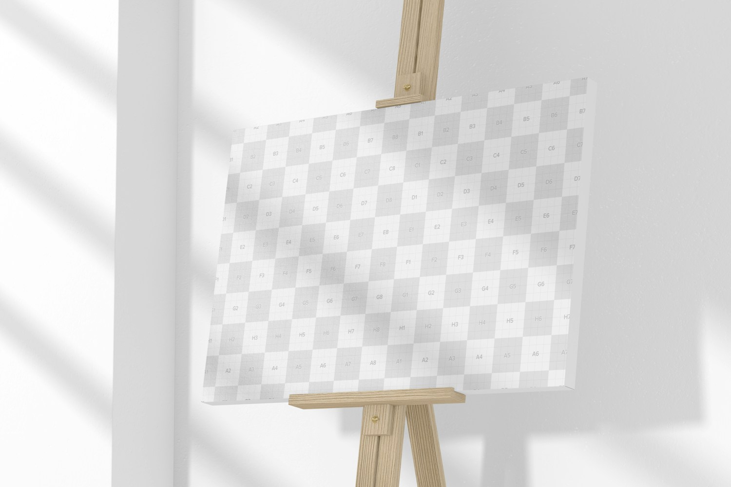Canvas with Easel Mockup