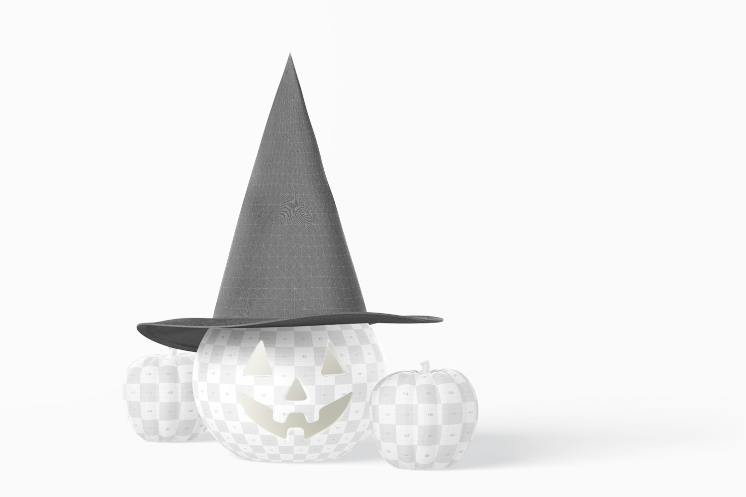 Witch Hat Mockup, Front View