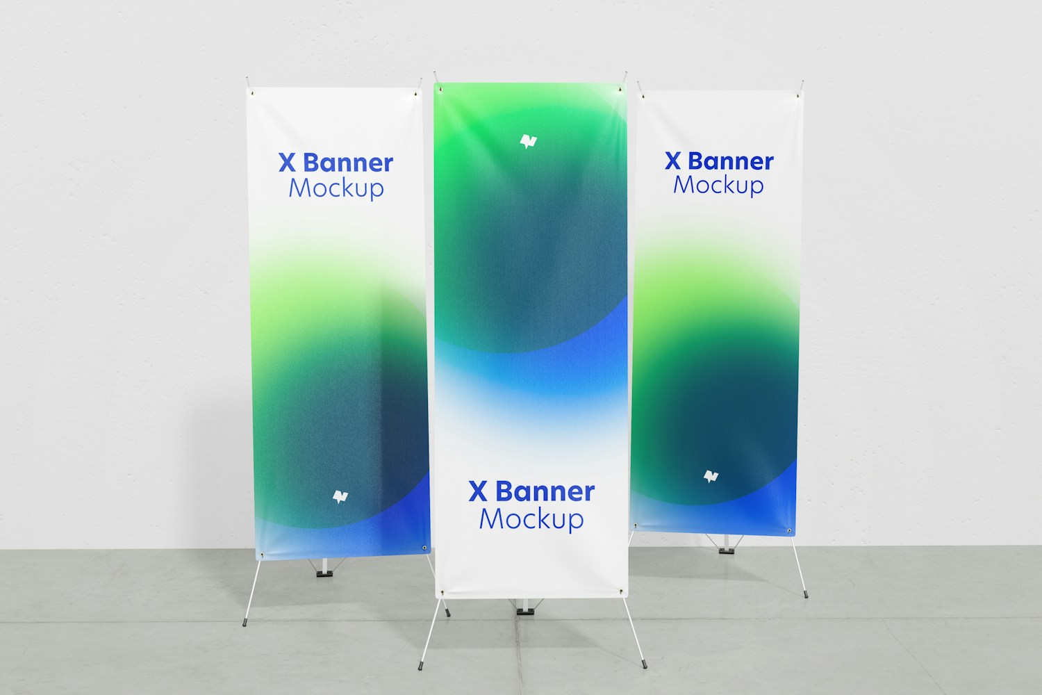 X Banner Set Mockup