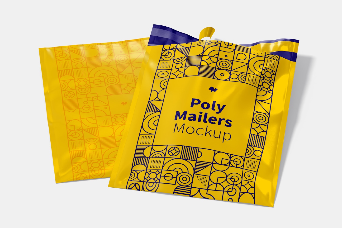 Poly Mailers Mockup, Opened and Closed