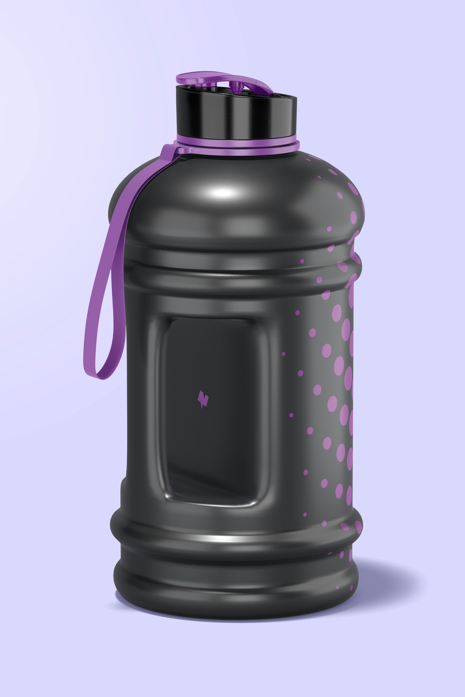 2.2 L Water Bottle Mockup